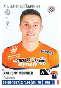 Sticker Anthony Mounier - FOOT 2013-2014 n. 262 - Panini