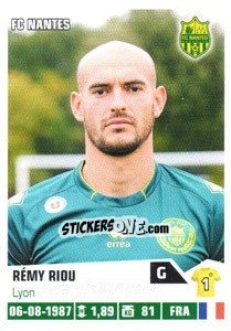 Sticker Remy Riou - FOOT 2013-2014 - Panini