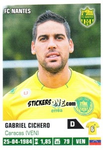 Sticker Gabriel Cichero - FOOT 2013-2014 n. 267 - Panini