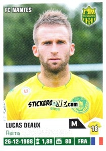 Figurina Lucas Deaux - FOOT 2013-2014 - Panini