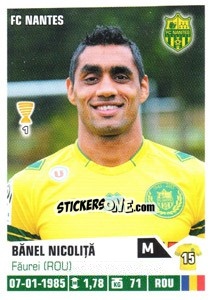 Sticker Banel Nicolita - FOOT 2013-2014 n. 279 - Panini