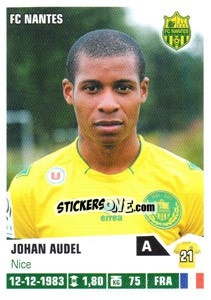 Sticker Johan Audel - FOOT 2013-2014 n. 285 - Panini