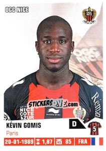Sticker Kevin Gomis - FOOT 2013-2014 n. 293 - Panini