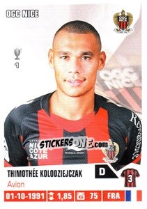 Sticker Thimothee Kolodziejczak - FOOT 2013-2014 n. 297 - Panini