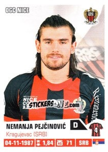 Sticker Nemanja Pejcinovic - FOOT 2013-2014 n. 299 - Panini