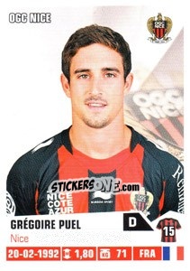 Sticker Gregoire Puel - FOOT 2013-2014 n. 300 - Panini