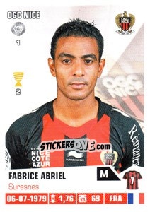 Sticker Fabrice Abriel - FOOT 2013-2014 n. 301 - Panini