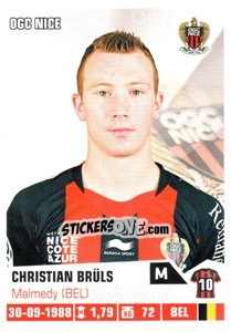 Figurina Christian Bruls - FOOT 2013-2014 - Panini