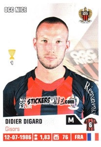 Sticker Didier Digard - FOOT 2013-2014 - Panini