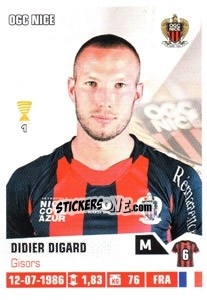 Figurina Didier Digard - FOOT 2013-2014 - Panini