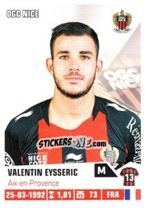Sticker Valentin Eysseric - FOOT 2013-2014 - Panini