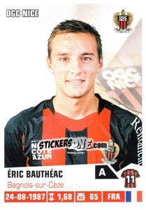 Sticker Eric Bautheac - FOOT 2013-2014 n. 308 - Panini