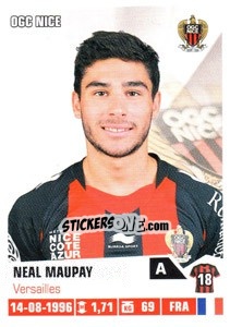 Sticker Neal Maupay - FOOT 2013-2014 - Panini