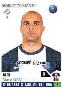 Sticker Alex - FOOT 2013-2014 n. 315 - Panini