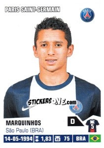 Sticker Marquinhos - FOOT 2013-2014 - Panini