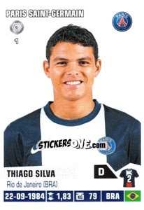Sticker Thiago Silva - FOOT 2013-2014 - Panini