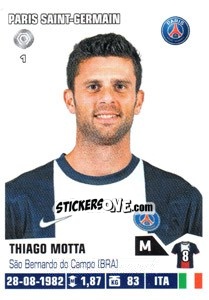 Sticker Thiago Motta - FOOT 2013-2014 - Panini