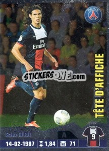 Sticker Edinson Cavani - FOOT 2013-2014 n. 336 - Panini