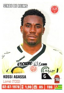Sticker Kossi Agassa - FOOT 2013-2014 - Panini