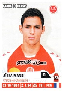 Cromo Aïssa Mandi - FOOT 2013-2014 n. 340 - Panini