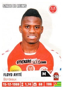Sticker Floyd Ayite - FOOT 2013-2014 - Panini