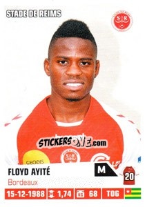 Sticker Floyd Ayite - FOOT 2013-2014 n. 349 - Panini