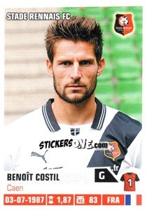 Sticker Benoît Costil - FOOT 2013-2014 n. 362 - Panini