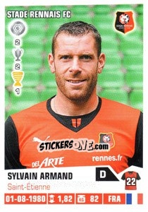 Sticker Sylvain Armand - FOOT 2013-2014 n. 363 - Panini