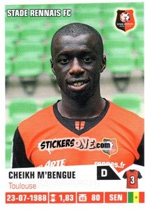 Sticker Cheikh M'Bengue - FOOT 2013-2014 n. 371 - Panini