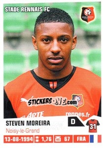 Figurina Steven Moreira - FOOT 2013-2014 n. 372 - Panini