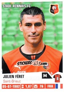 Sticker Julien Feret - FOOT 2013-2014 n. 374 - Panini