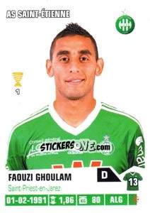 Sticker Faouzi Ghoulam - FOOT 2013-2014 - Panini