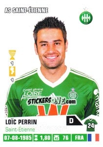 Sticker Loic Perrin - FOOT 2013-2014 - Panini