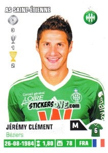 Cromo Jeremy Clement - FOOT 2013-2014 - Panini
