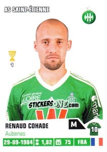 Sticker Renaud Cohade - FOOT 2013-2014 - Panini