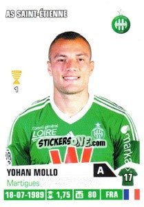 Sticker Yohan Mollo - FOOT 2013-2014 - Panini