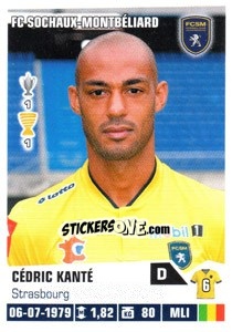 Sticker Cedric Kante - FOOT 2013-2014 n. 413 - Panini