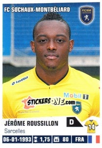 Sticker Jerome Roussillon - FOOT 2013-2014 - Panini