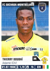 Sticker Thierry Doubai - FOOT 2013-2014 n. 420 - Panini