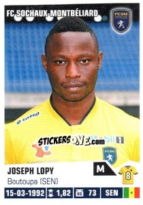 Cromo Joseph Lopy - FOOT 2013-2014 - Panini