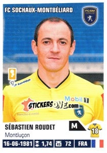 Sticker Sebastien Roudet - FOOT 2013-2014 n. 424 - Panini