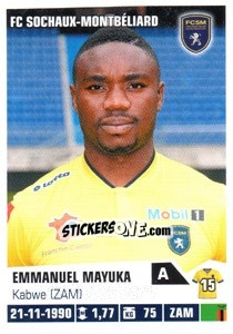 Cromo Emmanuel Mayuka - FOOT 2013-2014 n. 430 - Panini