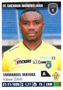 Sticker Emmanuel Mayuka - FOOT 2013-2014 - Panini