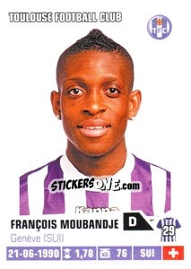 Figurina Francois Moubandje - FOOT 2013-2014 n. 441 - Panini