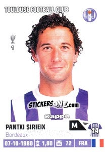 Sticker Pantxi Sirieix - FOOT 2013-2014 n. 450 - Panini