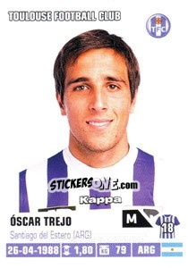 Cromo Oscar Trejo - FOOT 2013-2014 - Panini