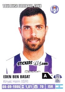 Figurina Eden Ben Basat - FOOT 2013-2014 n. 452 - Panini