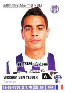 Sticker Wissam Ben Yedder - FOOT 2013-2014 - Panini