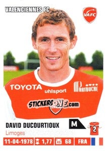 Sticker David Ducourtioux - FOOT 2013-2014 - Panini