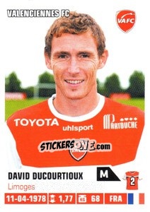 Sticker David Ducourtioux - FOOT 2013-2014 n. 472 - Panini